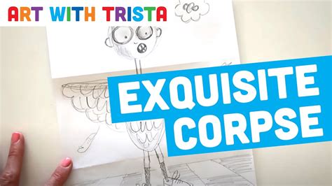 Exquisite Corpse Collaborative Drawing Tutorial Art With Trista Youtube