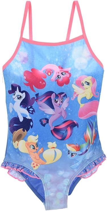 Childrenskids My Little Pony Swimming Costume Girls Swimsuit Blue Age