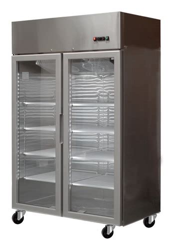 Refrigerador A Inox Puerta Vidrio Doble Norkalt Cuotas Sin Inter S