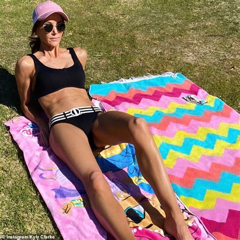 Kyly Clarke Soaks Up Some Vitamin D As She Flaunts Her Taut Bikini Body