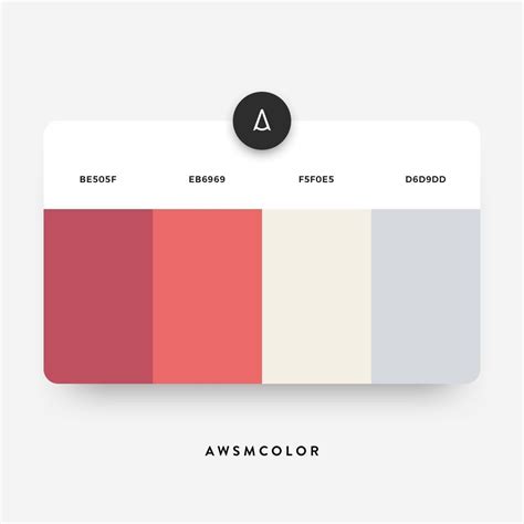 Awesome Color Palette No 105 By Awsmcolor Website Color Palette