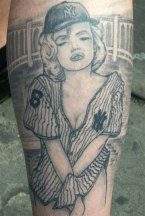 Removes easily with baby oil or makeup remover. New York Yankees Tattoos | HubPages