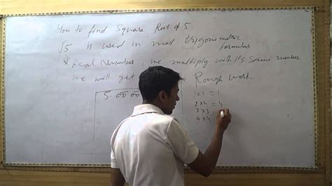 This is the currently selected item. How to Find Square Root of 5 - YouTube