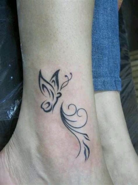 Butterfly Tat With Images Ankle Tattoo Designs Ankle Tattoo