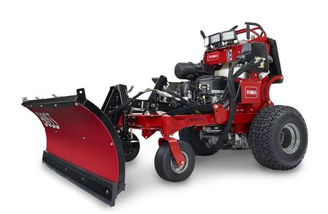 Toros Stand On Mower Is Capable Of Plowing Snow As Well