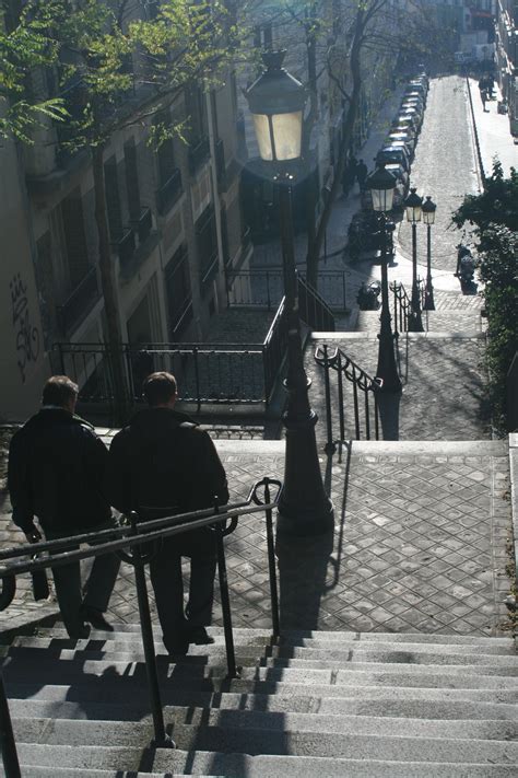 Free Images Pedestrian Road Street Hill Alley Paris France