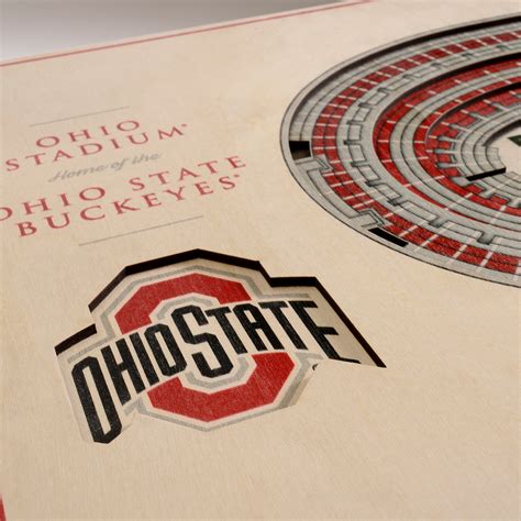 Ohio State Buckeyes Wall Art 25 Layer You The Fan Touch Of Modern