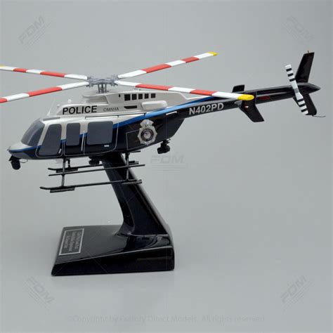 Bell 407 Omaha Police Department Model Helicopter Factory Direct Models