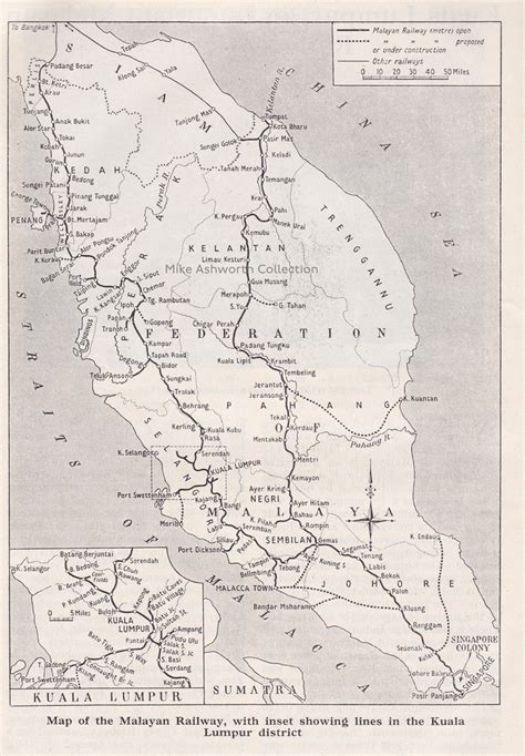 Map Of The Malayan Railways C19312 A Fascinating Map Of Flickr