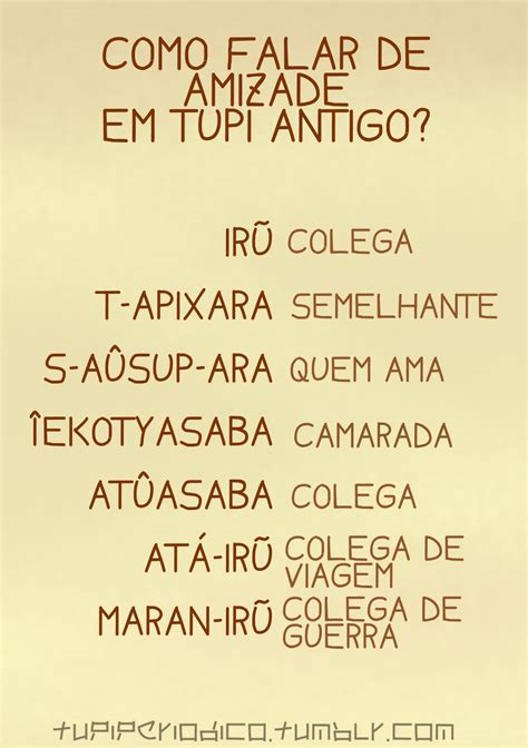 Tradução Tupi Guarani Para Portugues
