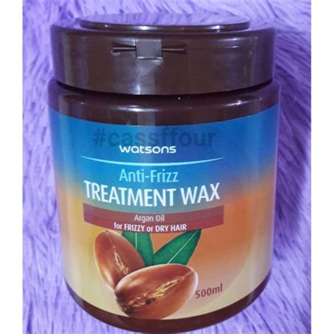 Hair system by watsons nutri heat hair mask 30ml watsons singapore. WATSONS Anti-Frizz Treatment Wax Argan Oil 500ml - Frizzy ...