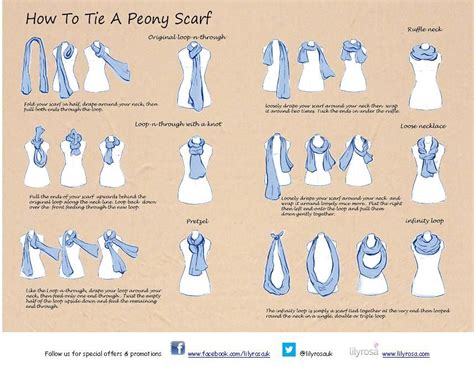 How To Tie A Peony Scarf Scarf Tying Scarf Tie