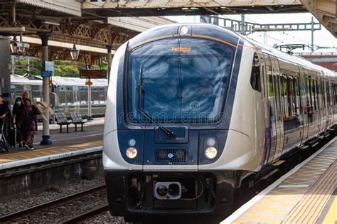 Slough England 11 September 2022 Elizabeth Line Train At Slough