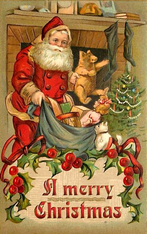 Dataviz As Art 25 Vintage Santa Claus Post Cards Michael Sandbergs