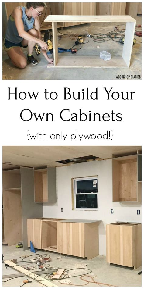 Diy Kitchen Cabinets Made From Only Plywood Artofit