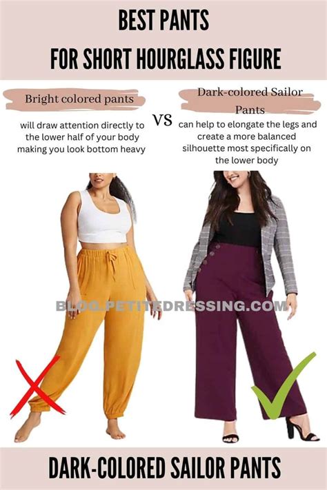 pants style guide for short hourglass figure hourglass body shape fashion hourglass figure