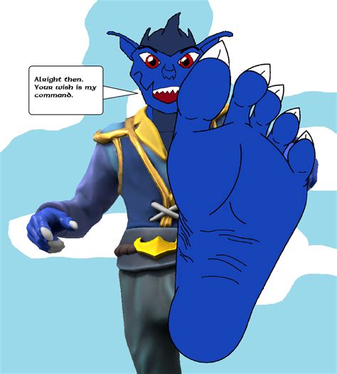 Blue Dragon Genie Foot Stomp Pov By Aladdindragonson42 On Deviantart