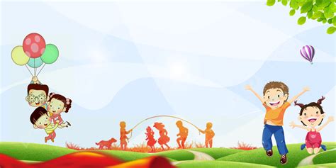 Cartoon Cute Childrens Day Background Design Cartoon Color Ly