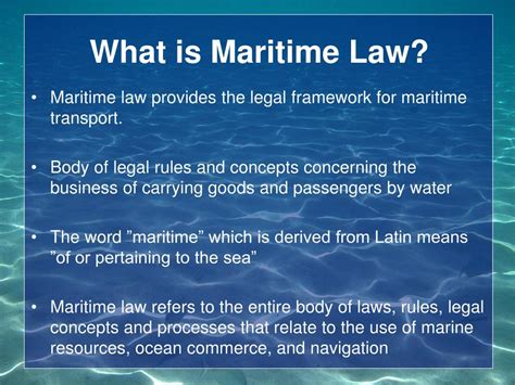 Ppt Maritime Law In A Historical Perspective Powerpoint Presentation