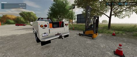 2022 Ford F350 Single Cab Service Truck V10 Fs22 Farming Simulator