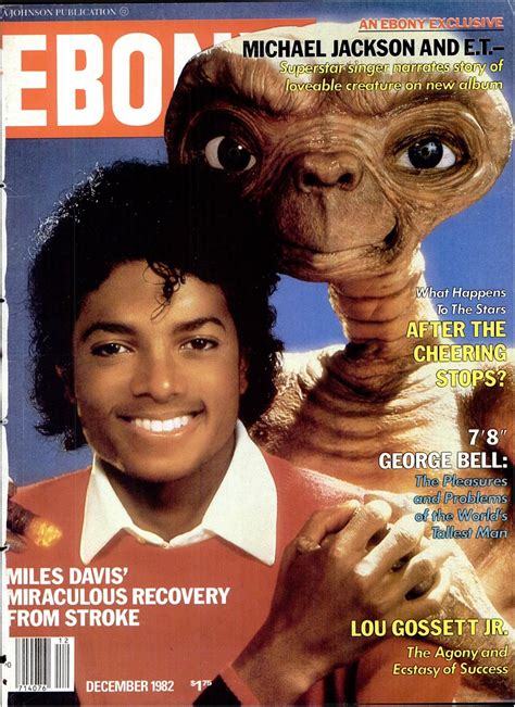 Top Of The Pop Culture 80s Michael Jackson Ebony Magazine 1982