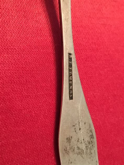 Rarewares I Have This Antique Coin Sliver Spoon By F Edmunds 7