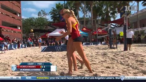 beach volleyball usc 3 ucla 2 highlights pac 12 semifinals youtube