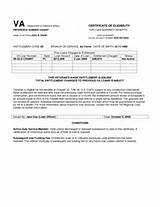 Certificate Of Eligibility Va Loan Images
