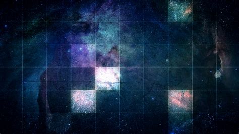 Outer Space Glowing Square Grid Stock Motion Graphics Sbv 302919233