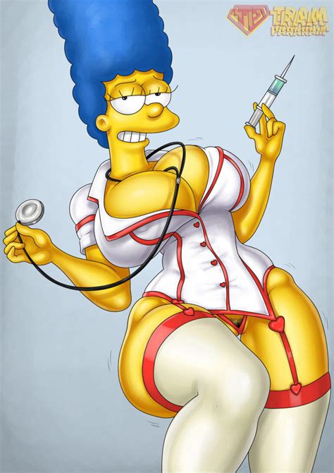 Marge Simpson Hot In Nurse Cartoon Tram Pararam Sex