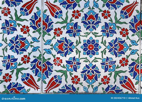 Sample Motifs From Turkish Tile Art Stock Photo Image Of Century