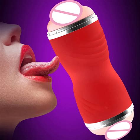 Male Masturbator Pocket Pussy Vagina Sex Vibrator Massage Oral Suction