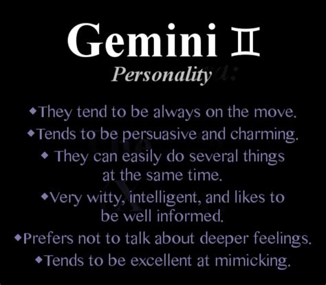 Persuasion Witty Gemini Zodiac Signs Personality Let It Be
