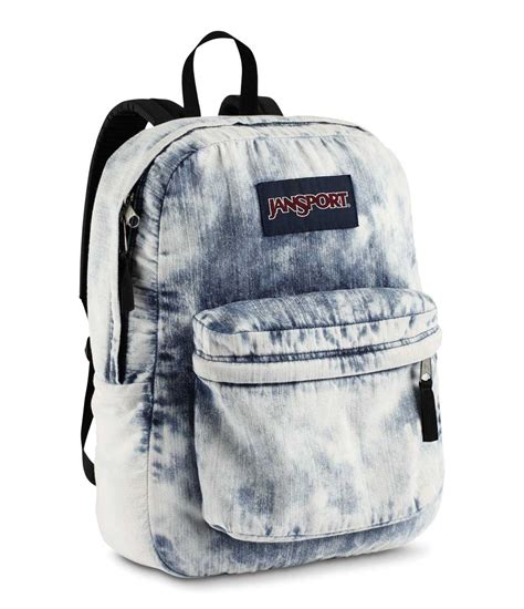 Jansport Denim Daze Backpack In Acid Blue Denim