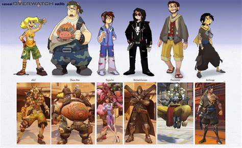 Casual Overwatch Outfits 2 By S0s2 On Deviantart