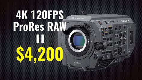 Sony Fx9 Shoots 4k 120fps Prores Raw But It Will Cost You 4200