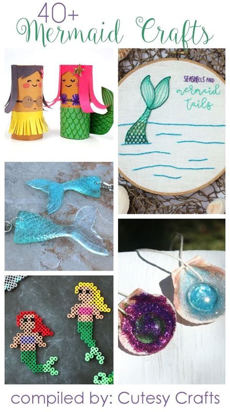 40 Adorable Mermaid Crafts For Kids And Adults Cutesy Crafts