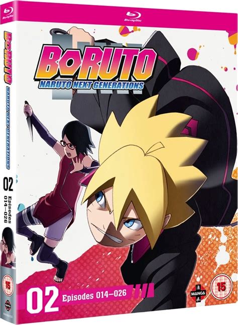 Boruto Naruto Next Generations Set 2 Blu Ray Free Shipping Over