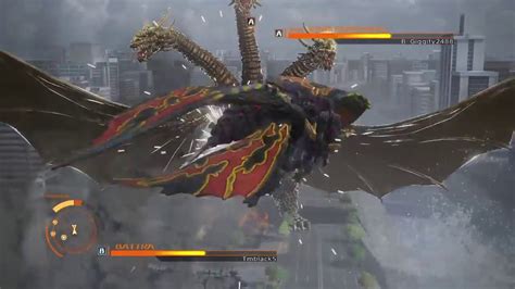 Godzilla Ps4 Versus Mode Battra Adult Vs King Ghidorah The Black
