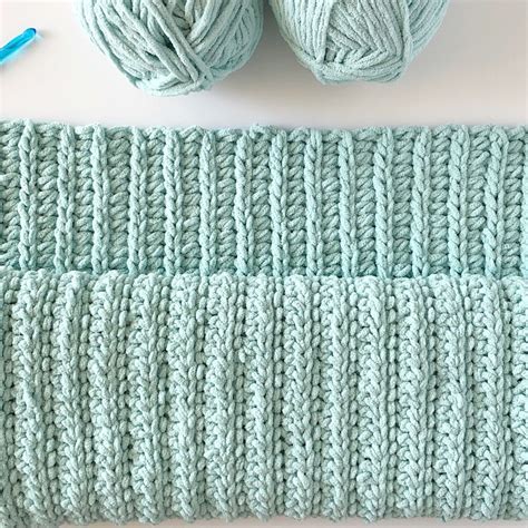 Swipe To See Me Working The Half Double Slip Stitch Into The Back Loop