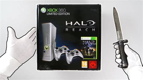 Xbox 360 Halo Reach Limited Edition Console Unboxing Legendary