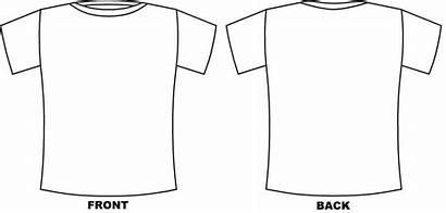 Template Tshirt Shirt Contest Clipart Coloring Templates