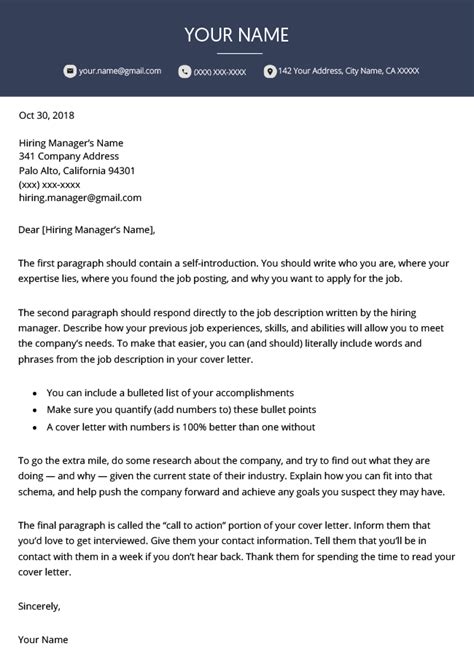45 job application letters in pdf free premium templates. Modern Cover Letter Templates | Free to Download | Resume ...