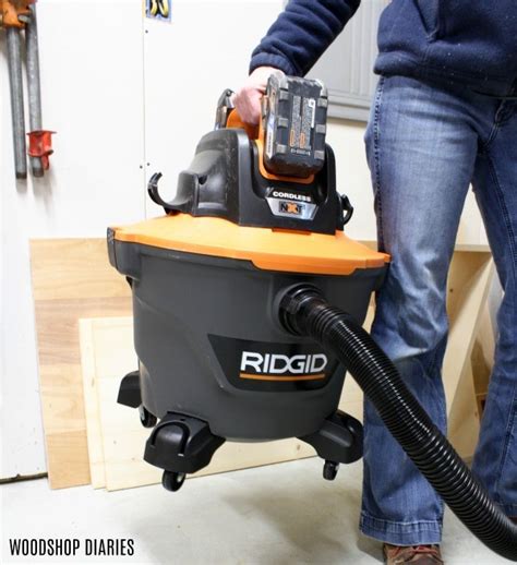 Ridgid Cordless Shop Vacuum Review Battery Powered Vacuum
