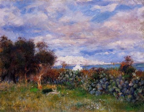 The Bay Of Algiers By Pierre Auguste Renoir 1881 Pierre Auguste Renoir