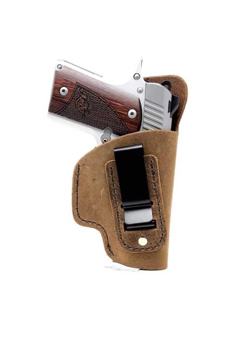 Kimber Micro 9 IWB Leather Holster Lifetime Warranty Made In USA