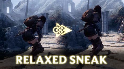 Relaxed Sneak Animations At Skyrim Special Edition Nexus Mods And