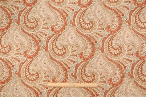 Waverly Knightsbridge Printed Linen Drapery Fabric In Amber