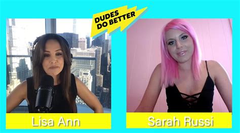 lisa ann and sarah russi on dudes do better 2021