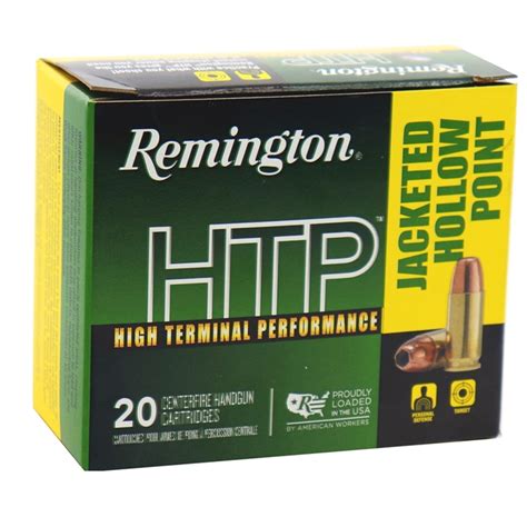 Remington Htp 9mm Luger Ammo 115 Gr Jhp Ammo Deals